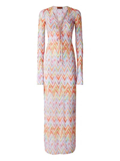 MISSONI ZIGZAG-PATTERN DRESS