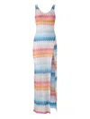 Missoni Zigzag-pattern Dress In White