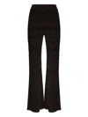 Missoni Zigzag-pattern Flared Trousers In Brown