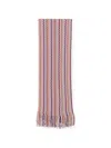 Missoni Zig-zag Pattern Fringed Scarf In Multi