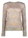 Missoni Zigzag-pattern Jumper In Pink