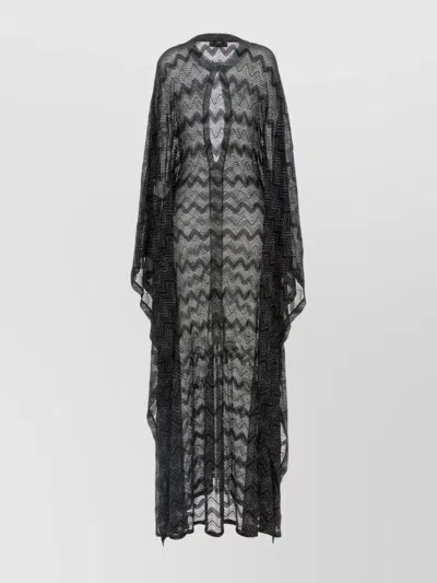 Missoni Zigzag Pattern Knit Dress