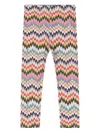 Missoni Zigzag-pattern Leggings In Multi