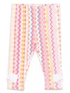 Missoni Zigzag-pattern Leggings In White