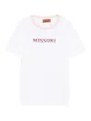 Missoni Zigzag-pattern Logo T-shirt In White