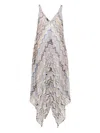 Missoni Zigzag-woven Crochet Maxi Dress In Blue