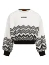 Missoni Girls Zigzag Logo Sweatshirt In Multi