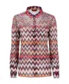 Missoni Zigzag-pattern Long-sleeved Shirt In Multicolor
