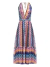Missoni Zigzag-pattern Maxi Dress In Multi