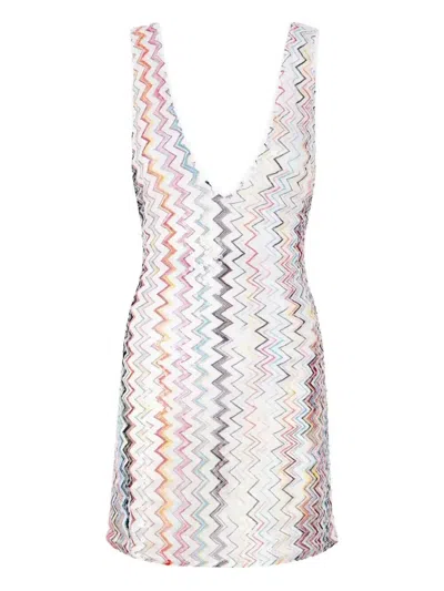 MISSONI KLEID MIT ZICKZACKMUSTER
