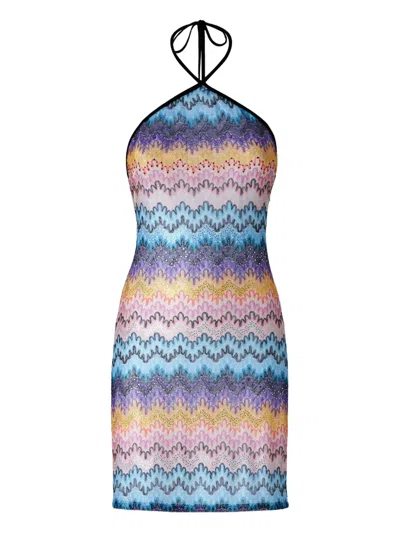 MISSONI ZIGZAG-PATTERN MINI DRESS