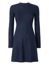 Missoni Zigzag-pattern Mini Dress In Blue