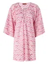 Missoni Zigzag-pattern Mini Dress In White