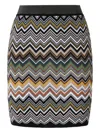 Missoni Zigzag-pattern Mini Skirt In Multi