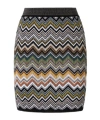 Missoni Zigzag-pattern Mini Skirt In Multi
