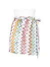 Missoni Zigzag-pattern Mini Skirt In Multi
