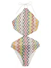 Missoni Zigzag Pattern One-piece Swimsuit