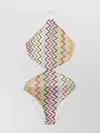 Missoni Zigzag Pattern One-piece Swimsuit