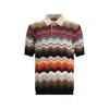 Missoni Zigzag Pattern Polo Shirt