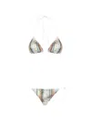 Missoni Zigzag Pattern Sequins-detail Bikini Set In Multi