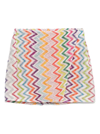 Missoni Zigzag-pattern Shorts In Animal Print