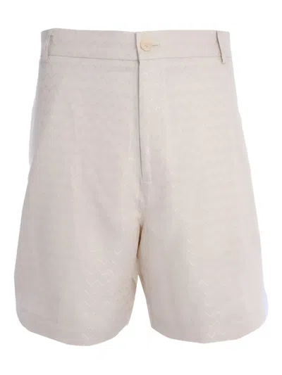 Missoni Zigzag-pattern Shorts In Brown