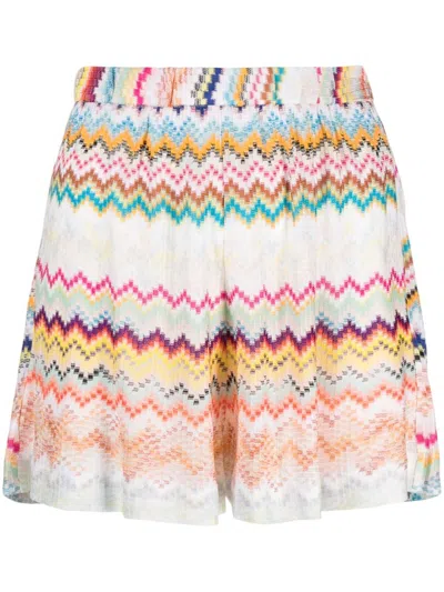 MISSONI ZIGZAG PATTERN SHORTS