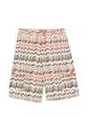Missoni Zigzag-pattern Shorts In Multi