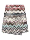 Missoni Zigzag-pattern Skirt In Multi