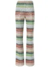 Missoni Zigzag-pattern Straight Trousers In Mehrfarbig