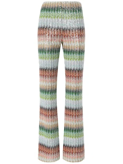 MISSONI ZIGZAG-PATTERN STRAIGHT TROUSERS