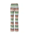 Missoni Zigzag-pattern Straight Trousers In Multicolor