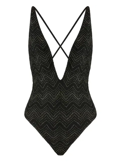MISSONI ZIGZAG-PATTERN SWIMSUIT