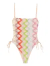 Missoni Zigzag-pattern Swimsuit In Multi