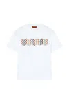 Missoni Zigzag-pattern T-shirt In Blue