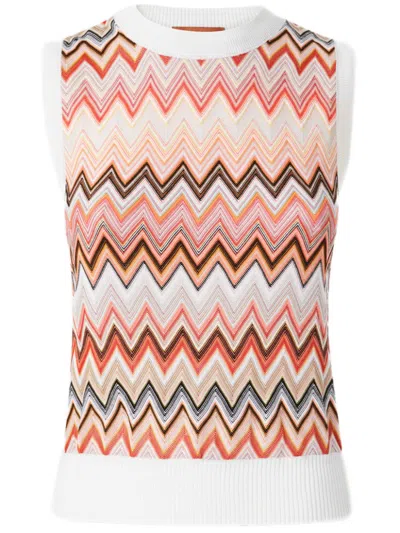 MISSONI ZIGZAG-PATTERN TANK TOP