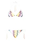 Missoni Zigzag-pattern Tassel Bikini In Yellow