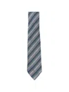 Missoni Zigzag-pattern Tie In Blue