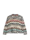 Missoni Zigzag-pattern Top In Multi