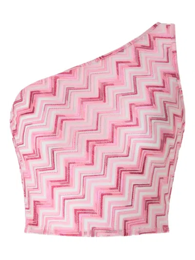 Missoni Zigzag-pattern Top In White