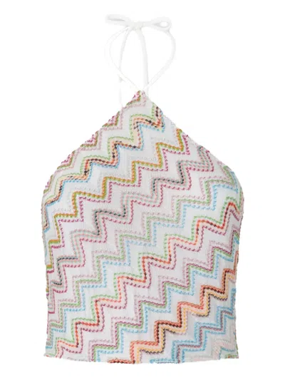 Missoni Zigzag-pattern Top In Multicoloured