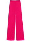 Missoni Zigzag-pattern Trousers In 粉色