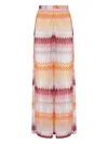 Missoni Zigzag-pattern Trousers In 粉色