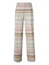 Missoni Hose Aus Dégradé Zick-zack-viskose In 中性色