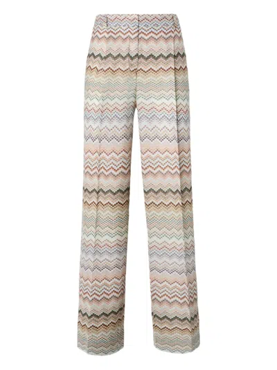 MISSONI ZIGZAG-PATTERN TROUSERS