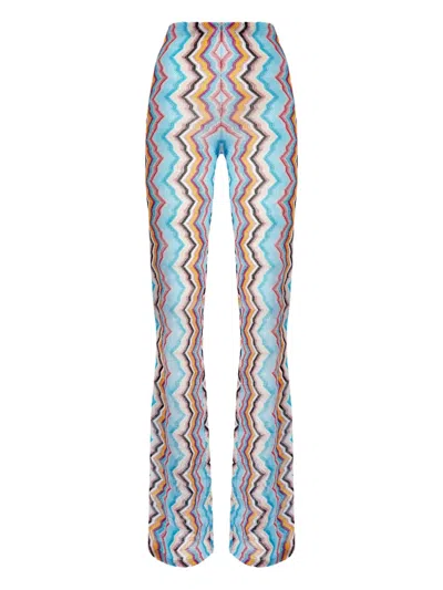 Missoni Zigzag-pattern Trousers In Multi