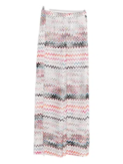 Missoni Zigzag-pattern Trousers In Multi