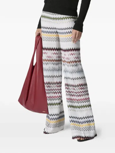 Missoni Zigzag-pattern Trousers In Multi