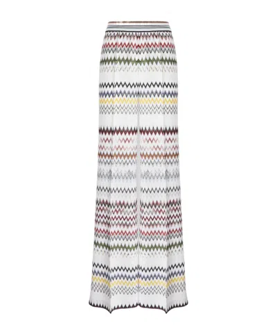 MISSONI ZIGZAG-PATTERN TROUSERS