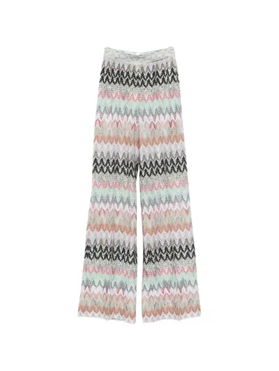 Missoni Zigzag-pattern Trousers In Multi